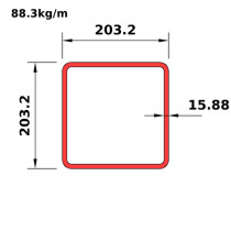 HA203x203x16