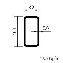 CFRHS 160x80x5.0