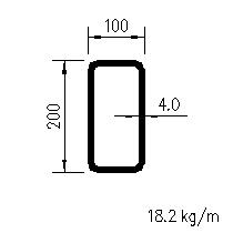 HFRHS 200x100x4.0
