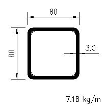 HFSHS 80x80x3.0