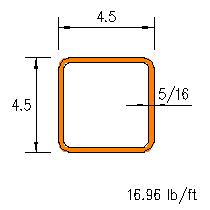 HSS 4.5x4.5x0.3125