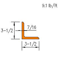 L 3.5x3x0.4375