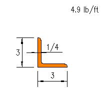 L 3x3x0.250