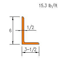 L 6x3.5x0.500